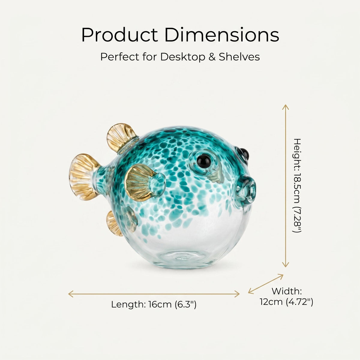 Hand-Blown Glass Pufferfish: Your New Favorite Desk Companion