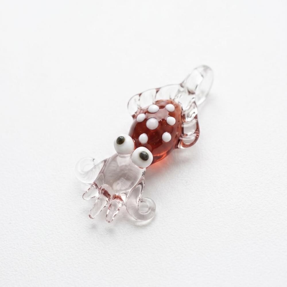 LuminaGlaze Handmade 3D Cuttlefish Crystal Glass Pendant, High-end Ocean-style Ornament, Versatile for DIY Necklaces, Bracelets & – product image 3
