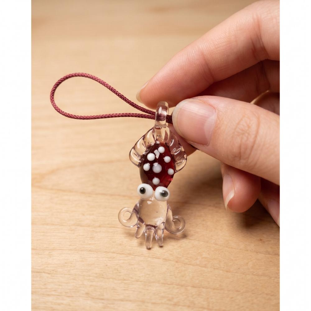 LuminaGlaze Handmade 3D Cuttlefish Crystal Glass Pendant, High-end Ocean-style Ornament, Versatile for DIY Necklaces, Bracelets & – product image 6