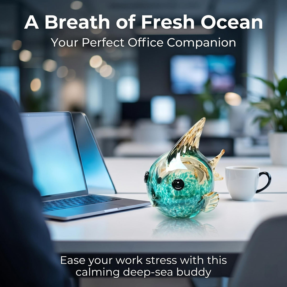 Hand-Blown Glass Pufferfish: Your New Favorite Desk Companion