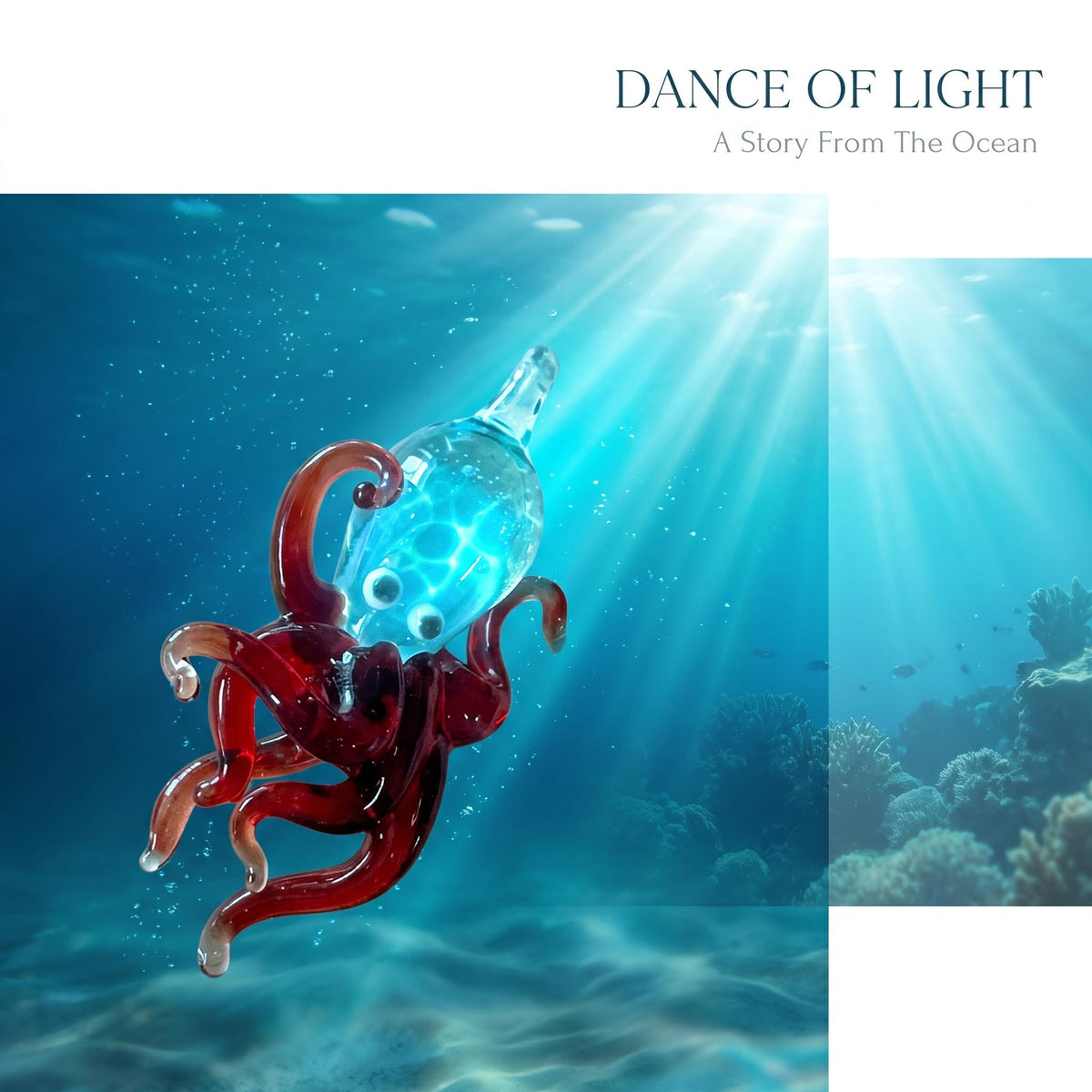 LuminaGlaze Red Octopus Glass Pendant Handmade Ocean Charm Necklace Pendant for Women Gift, Chain Not Included – product image 6