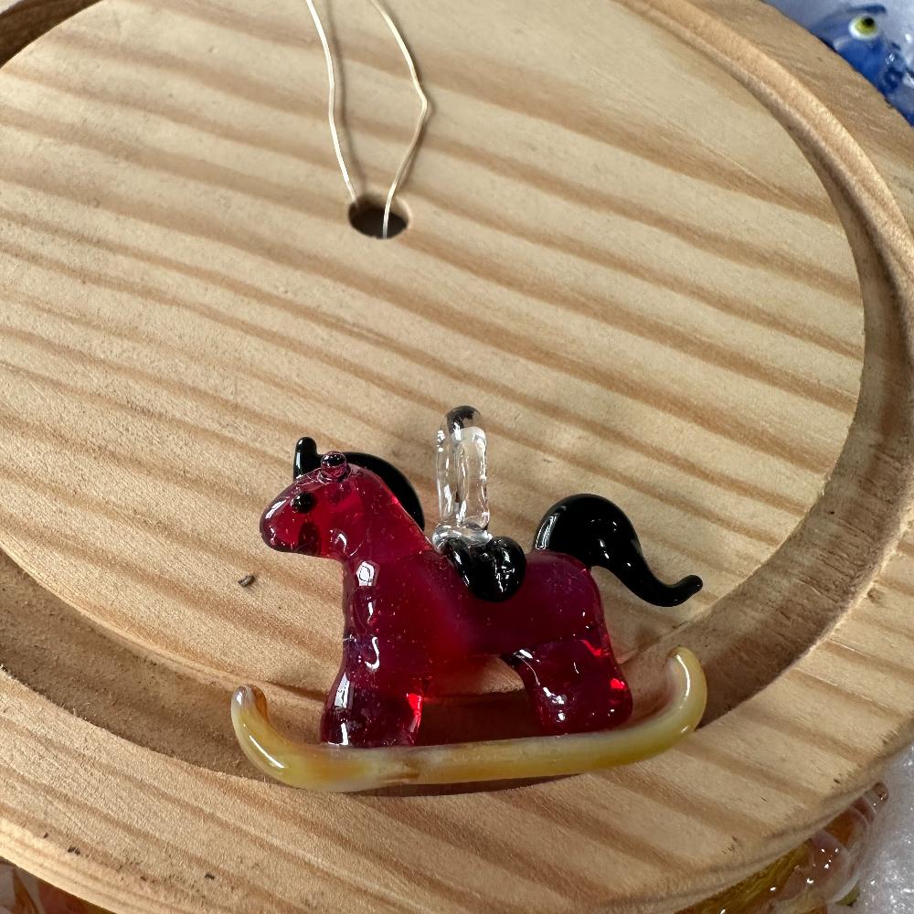 LuminaGlaze Handmade Glass Foal Pendant, Premium Crystal DIY Charm for Necklaces & Bracelets, Elegant Casual Style, Exquisite – product image 5