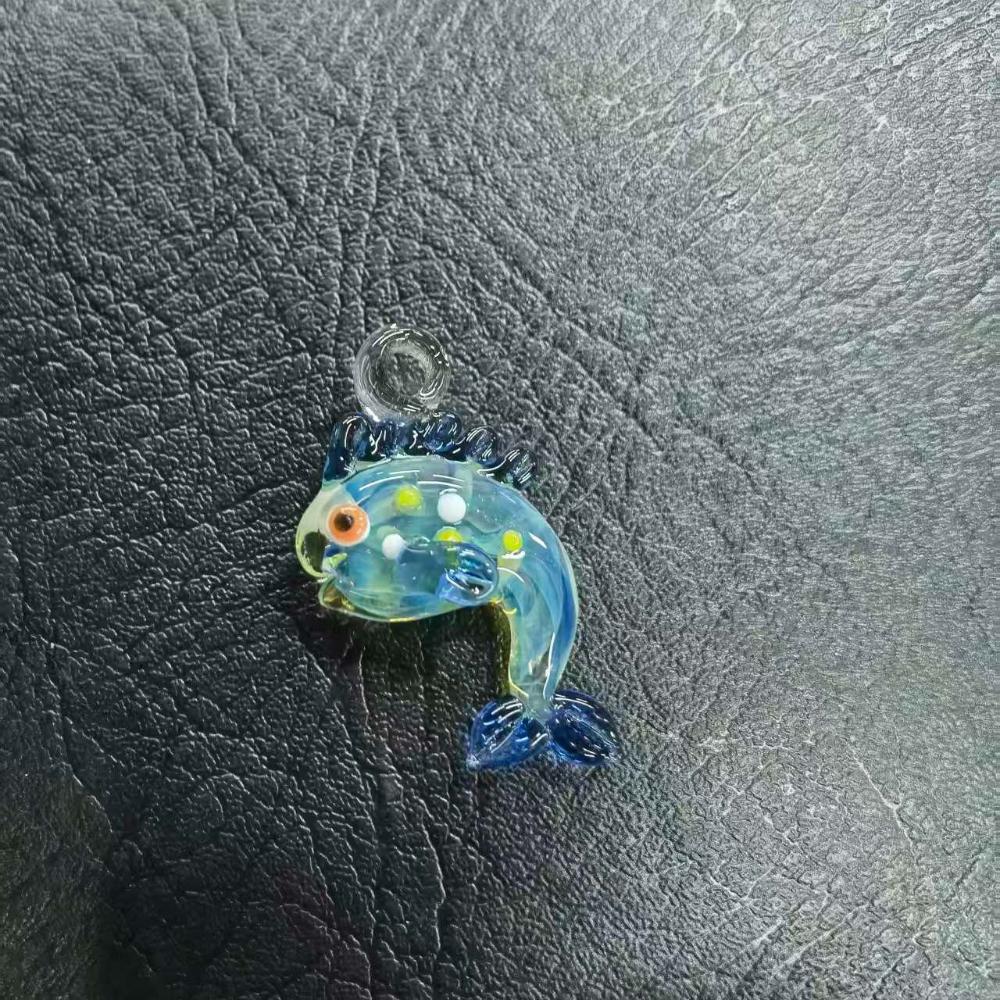 LuminaGlaze Handmade 3D Fish Crystal Glass Pendant, high-grade ocean-style ornament. Ideal for DIY necklaces, bracelets and – product image 8