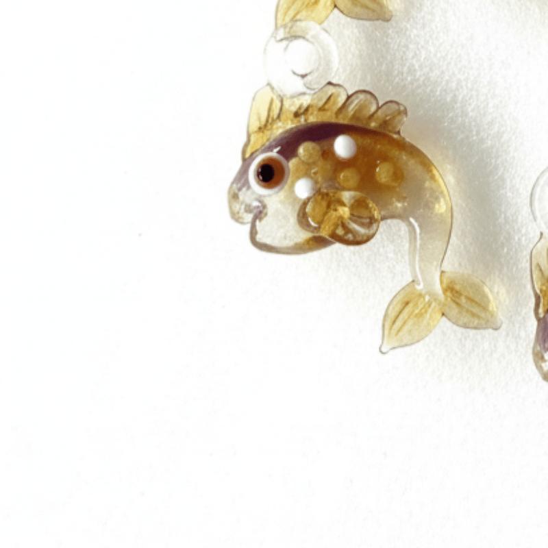 LuminaGlaze Handmade Fish-shaped Crystal Glass Pendant, Multi-purpose Handicraft for DIY Jewelry, Car & Window Decor (Cord Not – product image 6